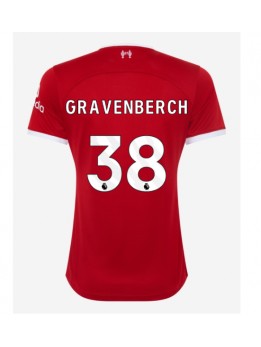 Liverpool Ryan Gravenberch #38 Heimtrikot für Frauen 2023-24 Kurzarm